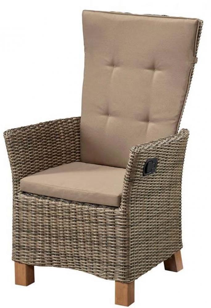 MX Gartenmöbel Set I Toskana 17tlg. natur PolyRattan Balkonmöbel